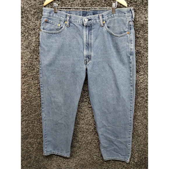 Levi 550 Jeans Men 40x30‎ Blue Relaxed Fit Tapered Leg High Rise Casual Pants - Picture 2 of 8